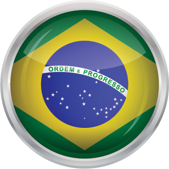 icône du drapeau Brésilien