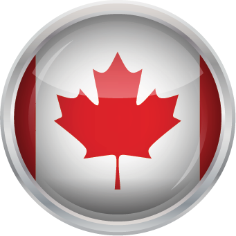icône du drapeau Canadien