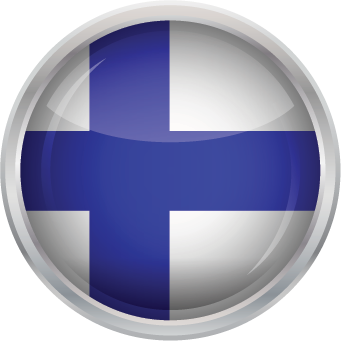 Finlande icône de drapeau