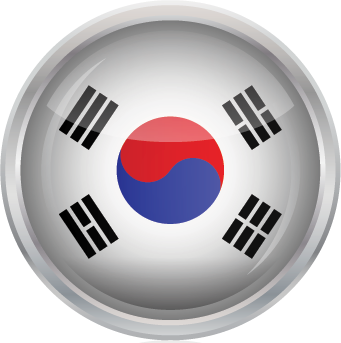 icône Coréenne drapeau