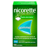 Gomme pour cesser de fumer Nicorette®, menthe ultra fraîche, 4 mg, 105 morceaux